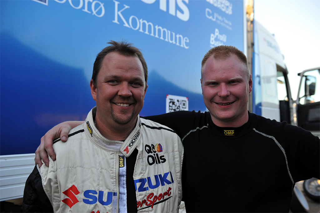 René Harms og Kenneth Madsen havde en god rallysprintweekend